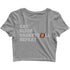 Sports Basketball Eat Sleep Basketball Repeat Custom Printed Graphic Design Crop Top T-Shirt for Women